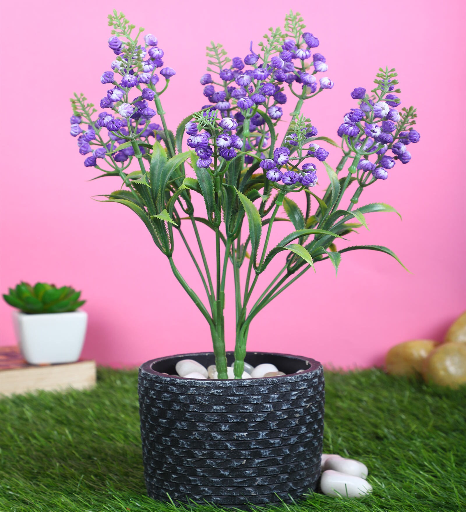 Buy Purple PVC Artificial Plant Without Pot by Pollination at 54 OFF by Pollination Pepperfry