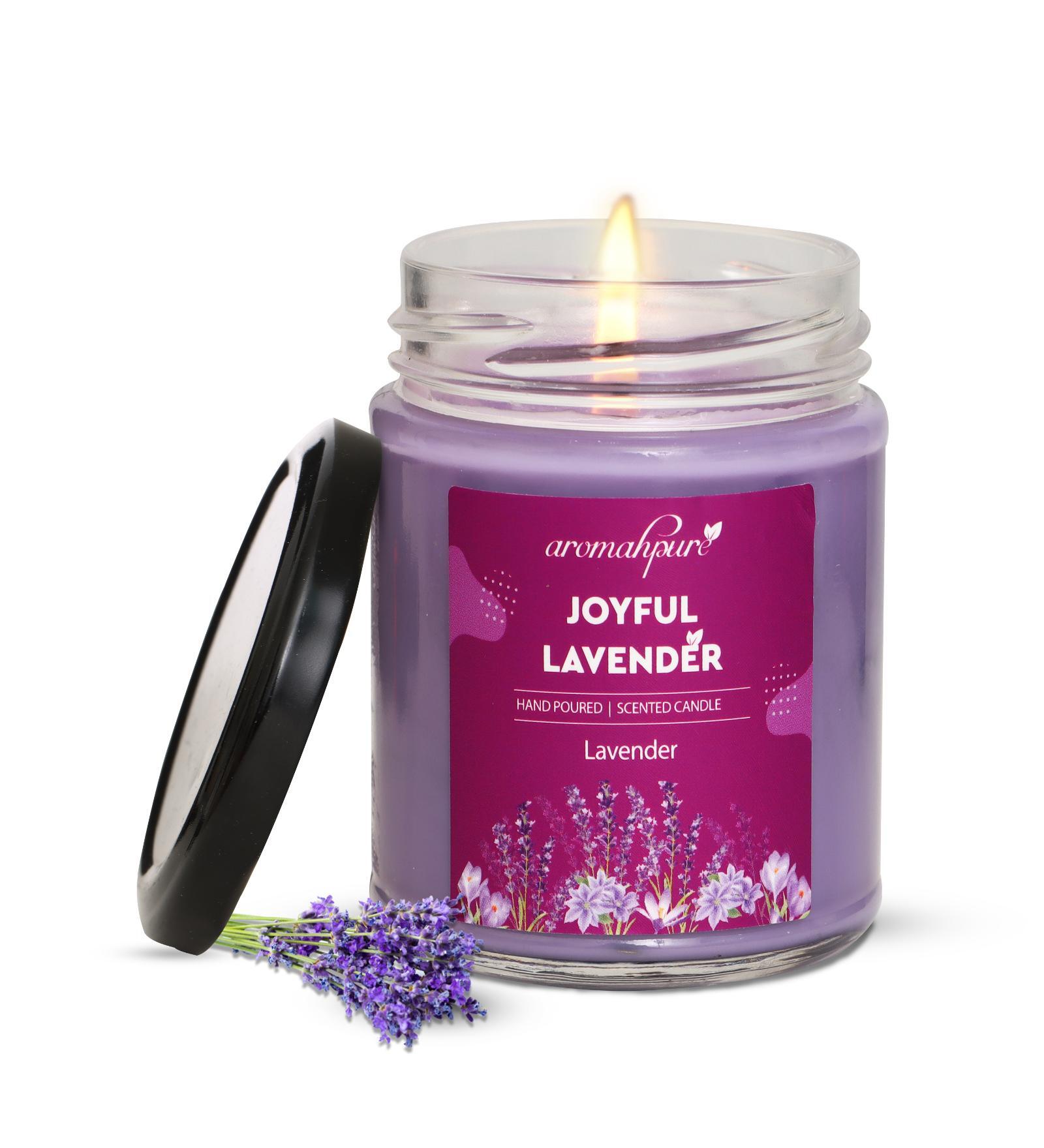 Purple Soy Wax Scented Candle