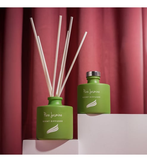 Pure Jasmine Ceramic Diffuser (Green)