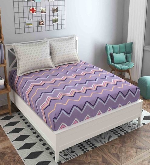 Super Soft Fitted Double Bedsheet King Size by ARRABI –