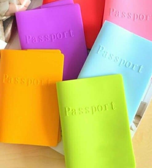Assorted Silicon Passport Holder