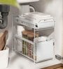 White Carbon Steel Storage Rack with Drawer