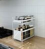 White Carbon Steel Storage Rack with Drawer