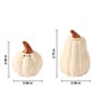 Set of 2  Pump & Plume Handcrafted Ceramic Salt & Pepper