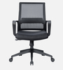 Punch Breathable Mesh Ergonomic Chair in Black Colour