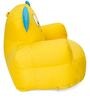 Puppy Shaped Bean Bag with Beans in Yellow Colour