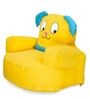Puppy Shaped Bean Bag with Beans in Yellow Colour