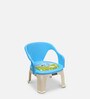 Pups Plastic Kids Seating in Blue Colour