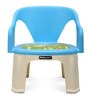 Pups Plastic Kids Seating in Blue Colour