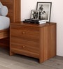 Pure Alister Bedside Table In Brown Color