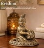 Golden Pure Brass Bal Krishna Idol