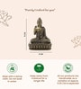 Golden Pure Brass Buddha Figurine