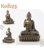 Golden Pure Brass Buddha Figurine