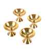 Pure Brass Diya  Set of 4 Pcs Combo