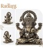Golden Pure Brass Ganesha Idol