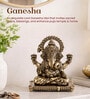 Golden Pure Brass Ganesha Idol