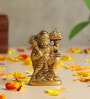 Golden Pure Brass Hanuman Ji Idol
