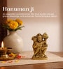 Golden Pure Brass Hanuman Ji Idol