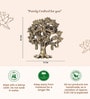 Golden Pure Brass Tree of Life Kalpavriksha Idol