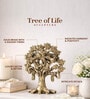 Golden Pure Brass Tree of Life Kalpavriksha Idol