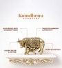 Golden Pure Brass Kamdhenu Cow with Calf Idol