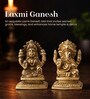 Golden Pure Brass Laxmi Ganesh Idols