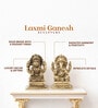 Golden Pure Brass Laxmi Ganesh Idols
