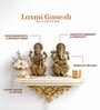 Golden Pure Brass Laxmi Ganesh Ji Idols