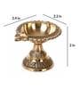 Pure Brass Laxmi Kuber Diya  (Pack Of 2)