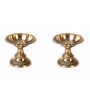Pure Brass Laxmi Kuber Diya  (Pack Of 2)
