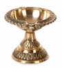 Pure Brass Laxmi Kuber Diya  (Pack Of 5)