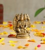 Golden Pure Brass Panchmukhi Hanuman Ji Idol