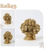 Golden Pure Brass Panchmukhi Hanuman Ji Idol