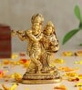 Golden Pure Brass Radhe Krishna Ji Idol