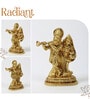Golden Pure Brass Radhe Krishna Ji Idol