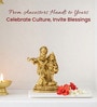 Golden Pure Brass Radhe Krishna Ji Idol