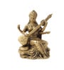Golden Pure Brass Saraswati Maa Idol
