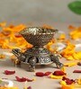 Golden Pure Brass Turtle Diya
