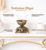 Golden Pure Brass Turtle Diya