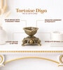 Golden Pure Brass Turtle Diya