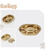 Golden Pure Brass Vastu Tortoise with Brass Plate