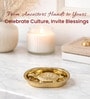 Golden Pure Brass Vastu Tortoise with Brass Plate