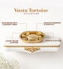 Golden Pure Brass Vastu Tortoise with Brass Plate