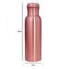 Pure 750ml Gold Copper Bottle