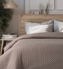 Brown 690 GSM Cotton Double Bed Comforter