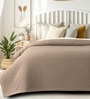 Brown 690 GSM Cotton Double Bed Comforter