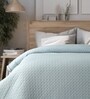 Blue 690 GSM Cotton Double Bed Comforter