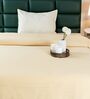 Yellow Diamond Pattern Single Bedspread With 1 Pillow Cover