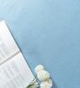 Blue Diamond Pattern Single Bedspread With 1 Pillow Cover