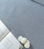 Blue Diamond Pattern Single Bedspread With 1 Pillow Cover